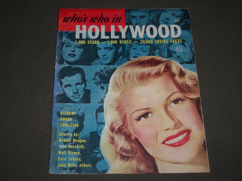 1948 APRIL-JUNE WHO'S WHO IN HOLLYWOOD MOVIE MAGAZINE - RITA HAYWORTH - M 166