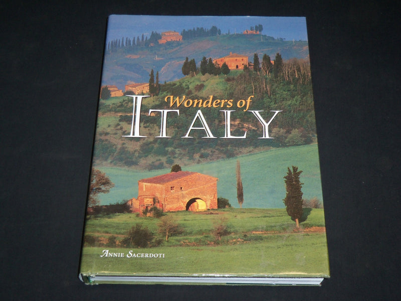 1999 WONDERS OF ITALY HARDCOVER BOOK BY ANNIE SACERDOTI - GREAT PHOTOS - I 1968