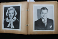 1930'S FABULOUS MOVIE STARS PUBLICITY PHOTOS SCRAPBOOK - E 24932