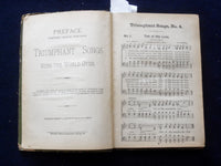1894 TRIUMPHANT SONGS NO. 4 HARDCOVER BOOK PUBLISHED BY E.O. EXCELL- KD 8437