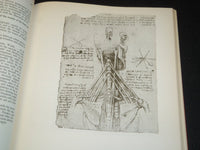 1952 LEONARDO DA VINCI ON THE HUMAN BODY BOOK BY CHARLES D. O'MALLEY - I 1756