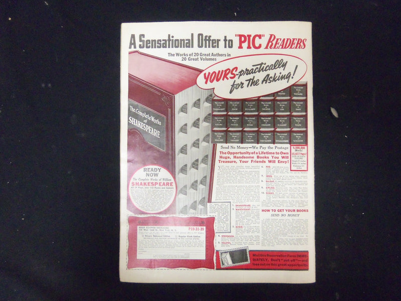 1939 OCT 31 PIC MAGAZINE - BARBARA LENTON, ESTHER WILLIAMS, JANE WYMAN - ST 4047