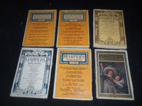 1923-24 HARPER'S MONTHLY MAGAZINE LOT 6 ISSUES-NICE ILLUSTRATIONS & ADS-WR 1437