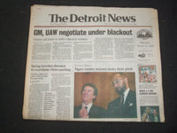 1996 MAR 18 THE DETROIT NEWS NEWSPAPER-GM, UAW NEGOTIATE UNDER BLACKOUT- NP 7710