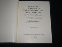 1980 EUROPEAN PAINTINGS IN THE METROPOLITAN MUSEUM OF ART BOXED SET - KD 5223