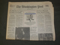 1989 JANUARY 20 THE WASHINGTON POST NEWSPAPER- GEORGE BUSH INAUGURATION- NP 3232