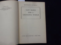 1951 NEW HOPES FOA A CHANGING WORLD HARDCOVER BOOK BY BERTRAND RUSSELL - KD 8675