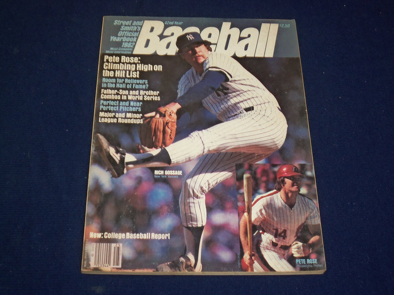 1982 STREET AND SMITH'S BASEBALL MAGAZINE - RICH 