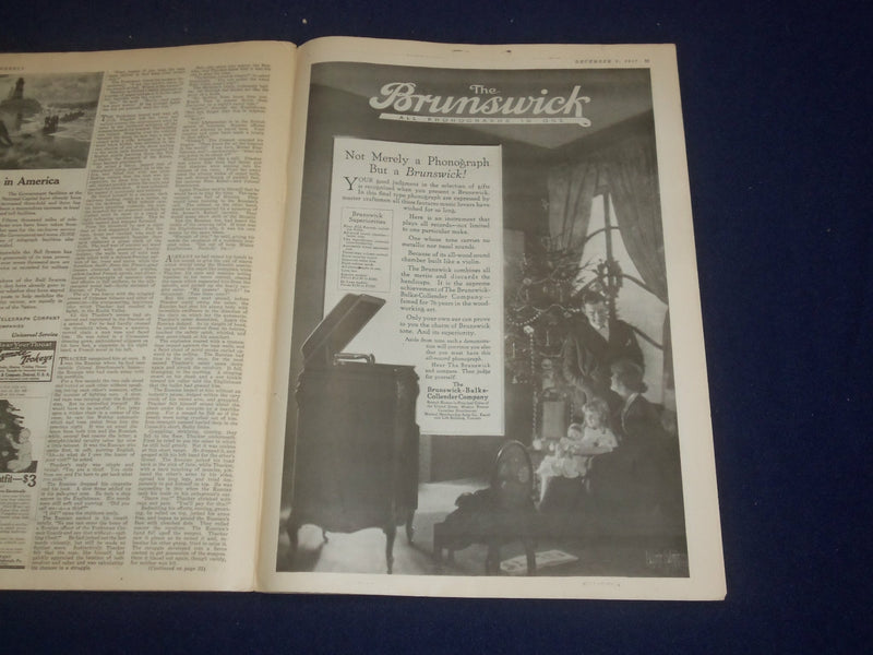 1917 DECEMBER 8 COLLIER'S MAGAZINE - THE ODDS AGAINST THE U-BOAT - ST 6722