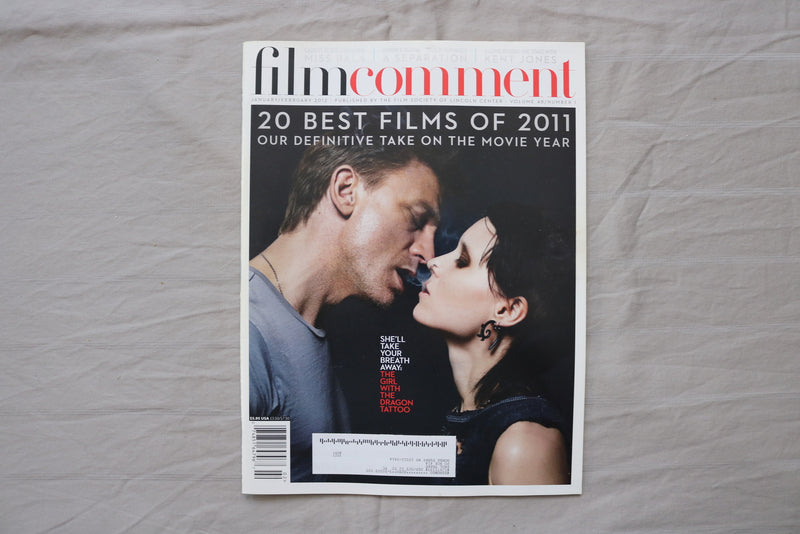 2012 JAN/FEB FILM COMMENT MAGAZINE - GIRL WITH THE DRAGON TATTOO COVER - E 24086