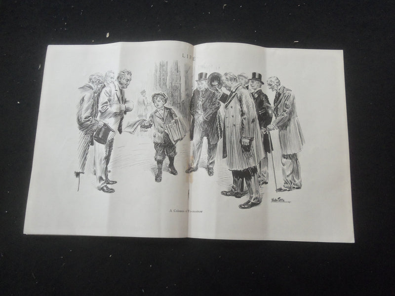 1914 OCTOBER 22 LIFE MAGAZINE - CAUGHT RED-HANDED - L 760D