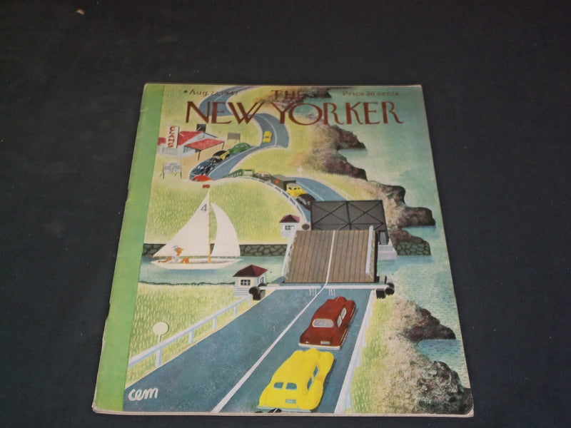 1947 AUGUST 23 THE NEW YORKER MAGAZINE - ILLUSTRATED COVER - NY 277