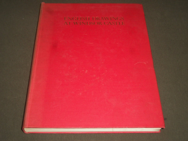 1950 ENGLISH DRAWINGS AT WINDSOR CASTLE BY A. P. OPPE HARDCOVER BOOK - KD 3885