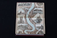 1900'S PANORAMA VOM RHEIN MAINZ-COLN FOLD-OUT HARDCOVER BOOK - K 2360