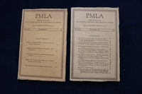 1929-1930 PUBLICATIONS OF THE MODERN LANGUAGE ASSOC. OF AMERICA-LOT OF 6-O 3415