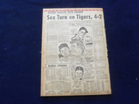 1958 JUNE 13 BOSTON RECORD AMERICAN NEWSPAPER-ADAMS ADMITS HELP GOLDFINE-NP 6272