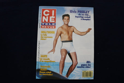 1987 JULY 9 CINE TELE REVUE MAGAZINE - ELVIS PRESLEY COVER - E 12011