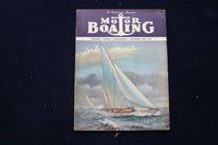 1957 NOVEMBER MOTOR BOATING MAGAZINE - AN ILLUSTRATED BOAT COVER - E 11705