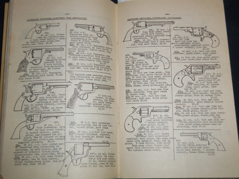 1940'S ROBERT ABELS ANTIQUE FIREARMS & EDGED WEAPONS CATALOG NO. 25 - J 8598