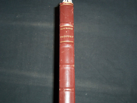 1955 FRIGJORT HARDCOVER BOOK BY HANS MARTIN - KD 5980O