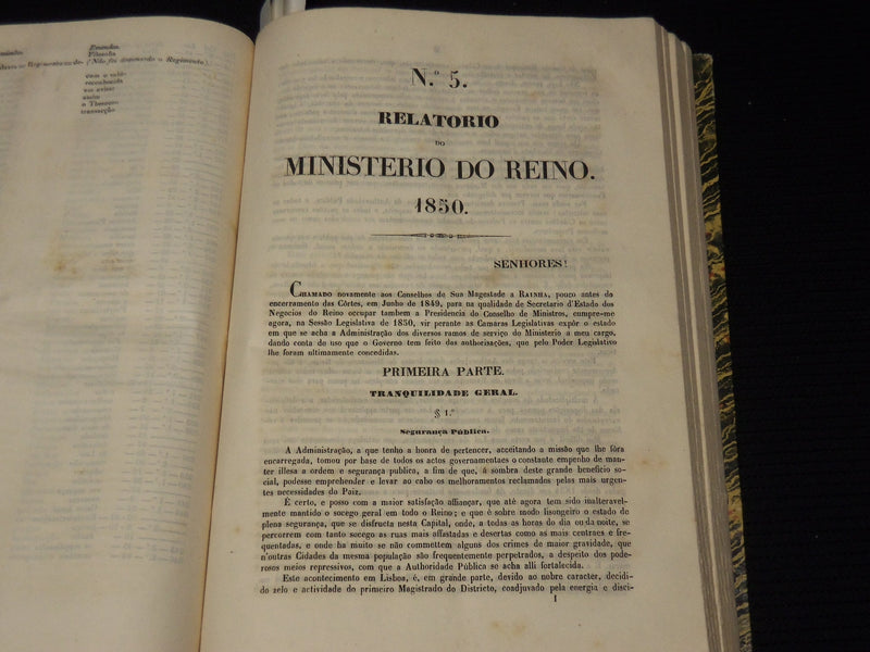 1850 MAY-JULY DIARIO DA CAMARA DOS DEPUTADOS VOLUME LOT OF 2 - LISBOA - KD 2016J