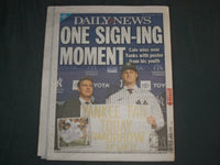 2019 DECEMBER 19 NEW YORK DAILY NEWS NEWSPAPER - TRUMP IMPEACHED
