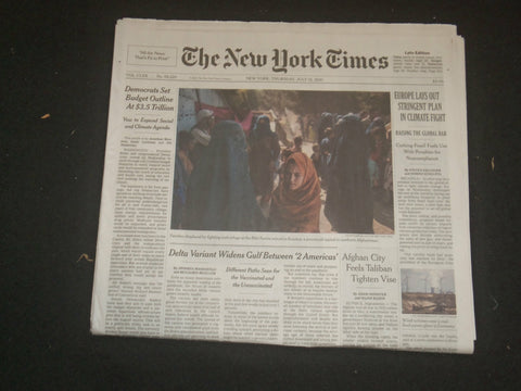 2021 JULY 15 NEW YORK TIMES - EUROPE LAYS OUT STRINGENT PLAN IN CLIMATE FIGHT
