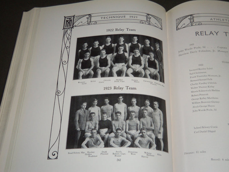 1921 TECHNIQUE M. I. T. TECHNOLOGY MASSACHUSETTS YEARBOOK - NICE PHOTOS -YB 1154