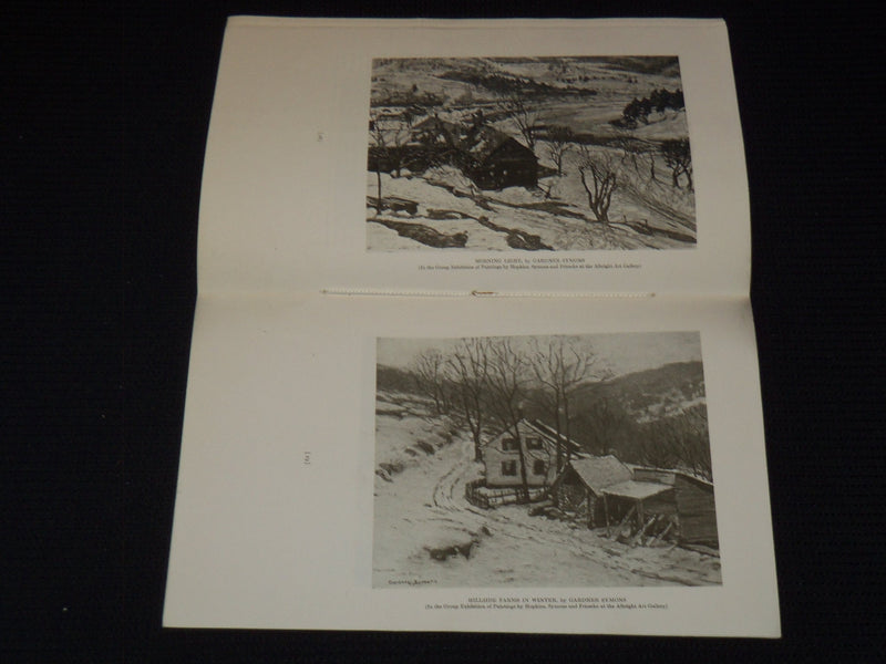 1918 PAINTER GRAVERS OF AMERICA EXHIBITION CATALOGUE - J 7977