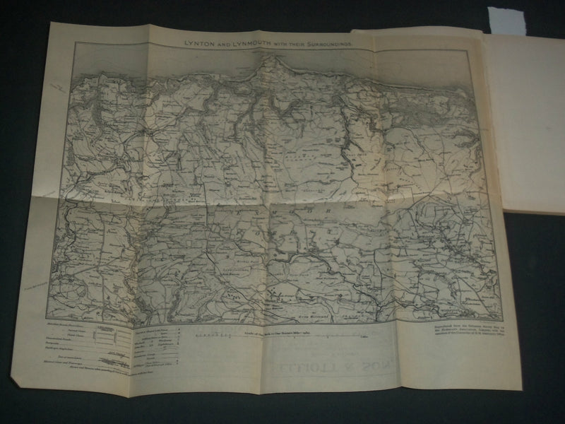 1924 LYNTON LYNMOUTH & LORNA DOONE COUNTRY OFFICIAL GUIDE 14TH EDITION - J 3953