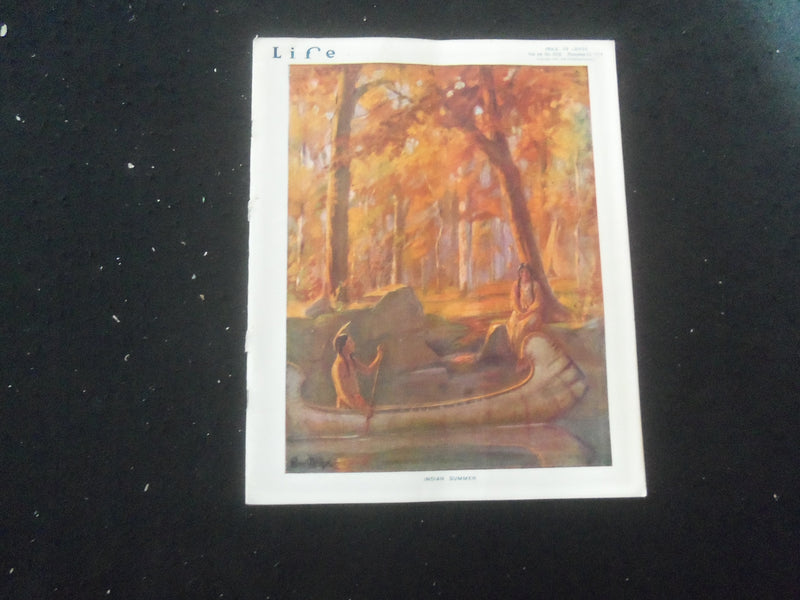 1914 NOVEMBER 12 LIFE MAGAZINE - INDIAN SUMMER - L 760G