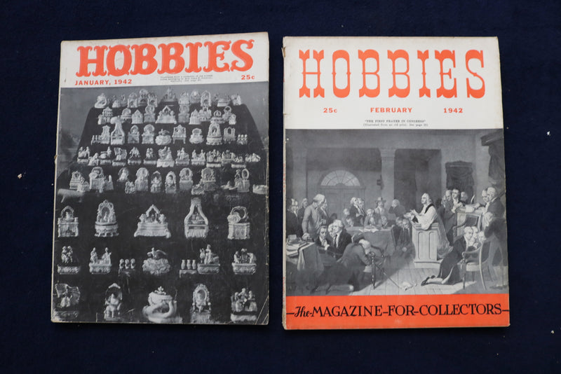 1940-1943 HOBBIES MAGAZINE - LOT OF 9 - O 3575