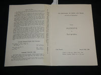 1957-1961 UNIVERSITY OF CONNECTICUT THEATRE PROGRAM LOT OF 4 - ALCESTIS - J 6756