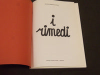 1976 I RIMEDI BY ALDO BERTOLUZZA ITALIAN BOOK - NICE ILLUSTRATIONS - KD 2062F