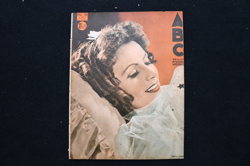 1937 MAY 9 ABC MAGAZINE - GRETA GARBO COVER - E 25354
