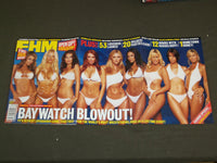 2003 MARCH FHM MAGAZINE (FOR HIM) - BAYWATCH BABES COVER - B 3540