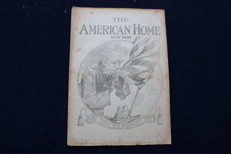 1906 MAY THE AMERICAN HOME NEWSPAPER - NICE ILLUSTRATED COVER - NP 8686