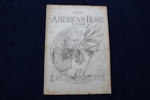 1906 MAY THE AMERICAN HOME NEWSPAPER - NICE ILLUSTRATED COVER - NP 8686