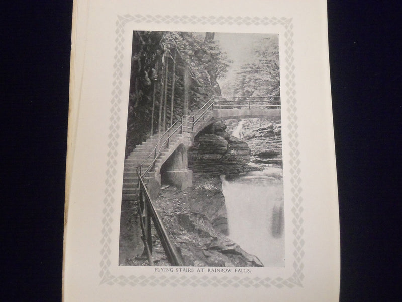 1920'S 34 VIEWS HISTORY OF WATKINS GLEN NEW YORK BOOK - GREAT PHOTOS - J 1876