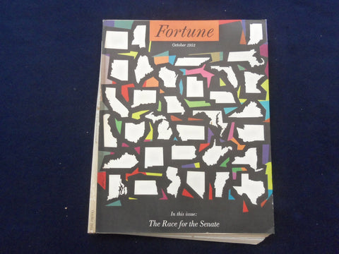 1952 OCTOBER FORTUNE MAGAZINE - GREAT COVER & ADS - F 930