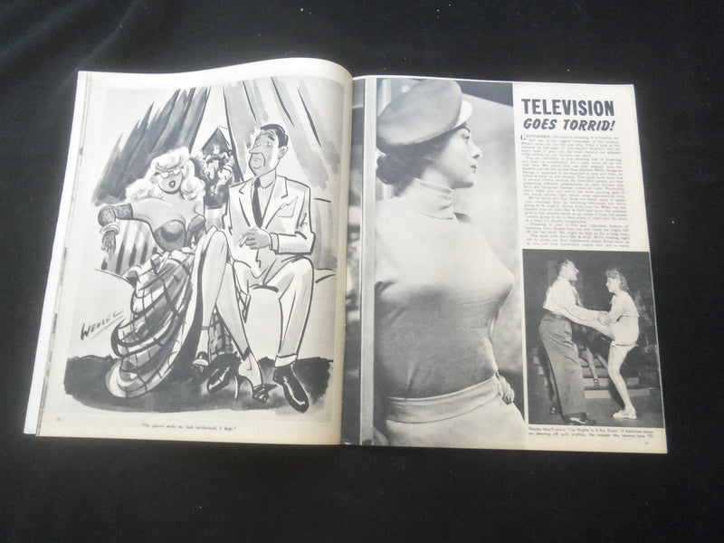 1950 MAY LAFF MAGAZINE - JACKIE WALDRON COVER - SHIRLEY BUCANAN INSIDE - J 7784