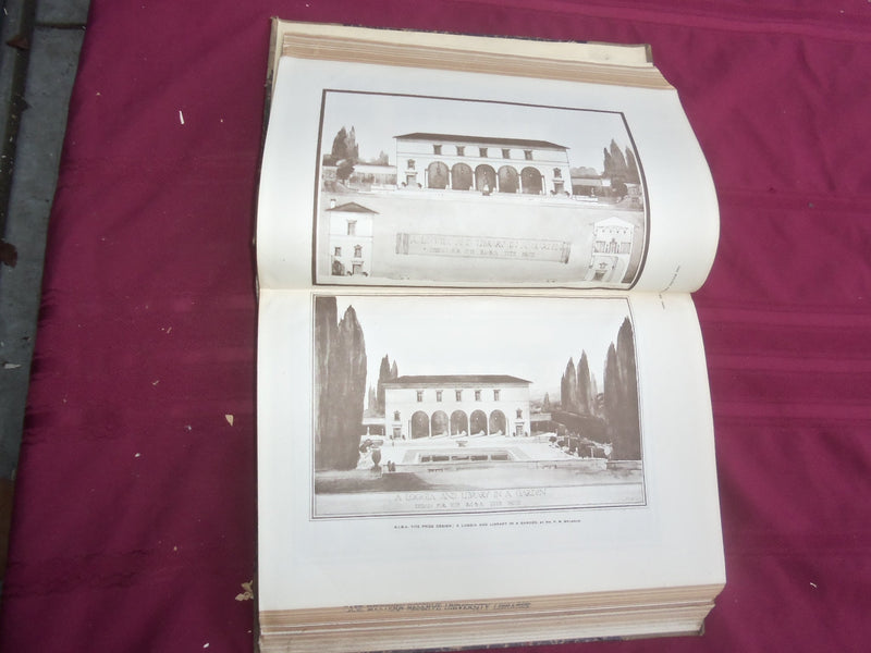 1920 JAN-DEC THE BUILDER U. K. MAGAZINE BOUND VOLUMES - 2 VOLS - FOLD OUTS- C 30
