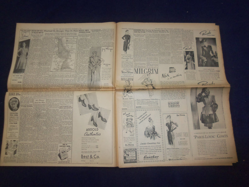1944 SEP 13 NEW YORK TIMES - AMERICANS CRASH INTO REICH AT SECOND POINT- NP 6621