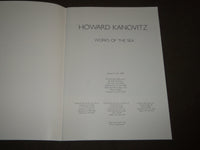 1990 HOWARD KANOVITZ WORKS OF THE SEA MARLBOROUGH GALLERY INC CATALOG - KD 5038
