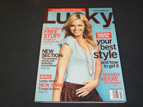 2005 OCTOBER LUCKY MAGAZINE - MANDY MOORE - SP 5028