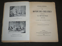 1922 LE MONDE DES THEATRES BY JACQUES HERISSAY FRENCH BOOK - KD 3673