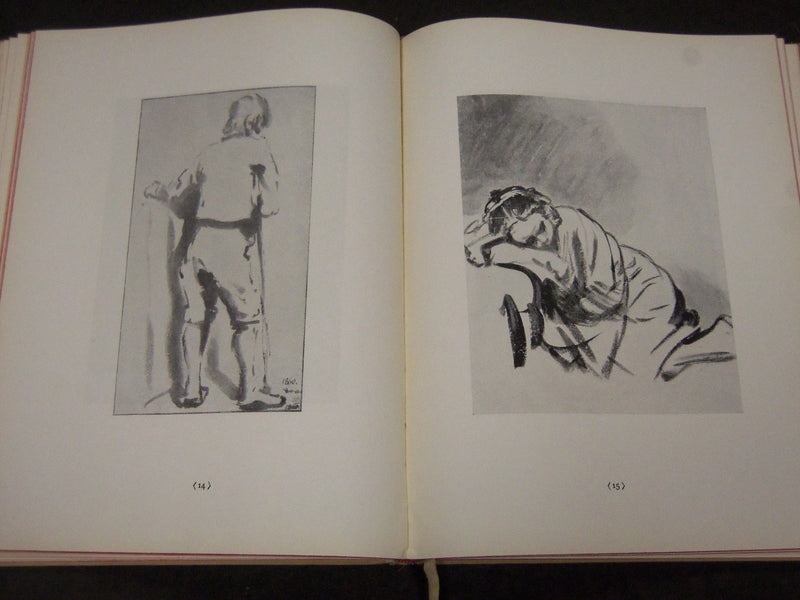 1919 REMBRANDT HANDZEICHNUNGEN GERMAN BOOK - NICE ILLUSTRATIONS - KD 66