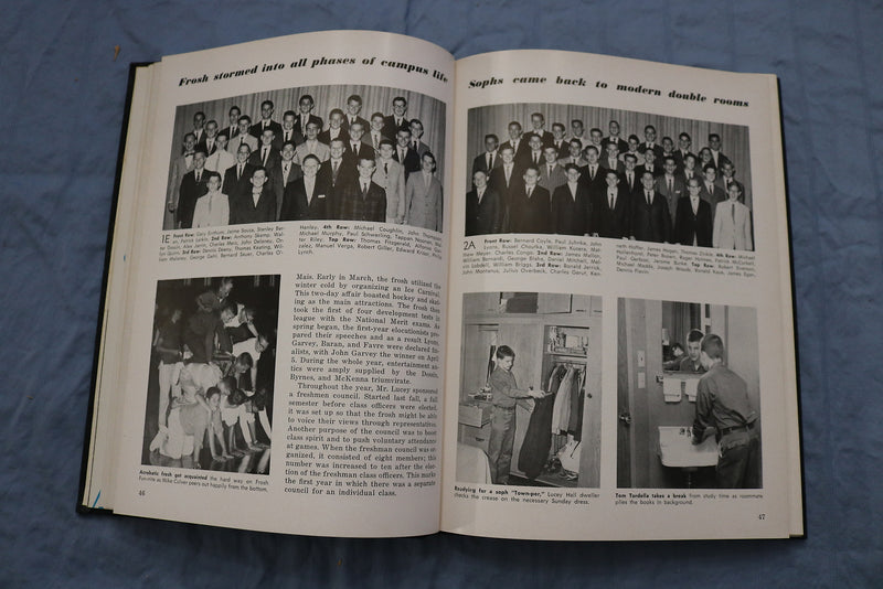 1960 KNIGHT CAMPION JESUIT HIGH SCHOOL YEARBOOK - PRAIRIE DU CHIEN, WI - YB 3399