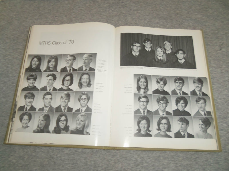 1970 ATODNEM MENDOTA HIGH SCHOOL YEARBOOK - MENDOTA, ILLINOIS - YB 2483