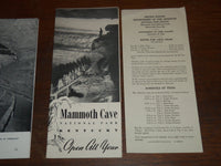 1951 MAMMOTH CAVE NATIONAL PARK PICTORIAL STUDY BOOK - KENTUCKY - K 1189
